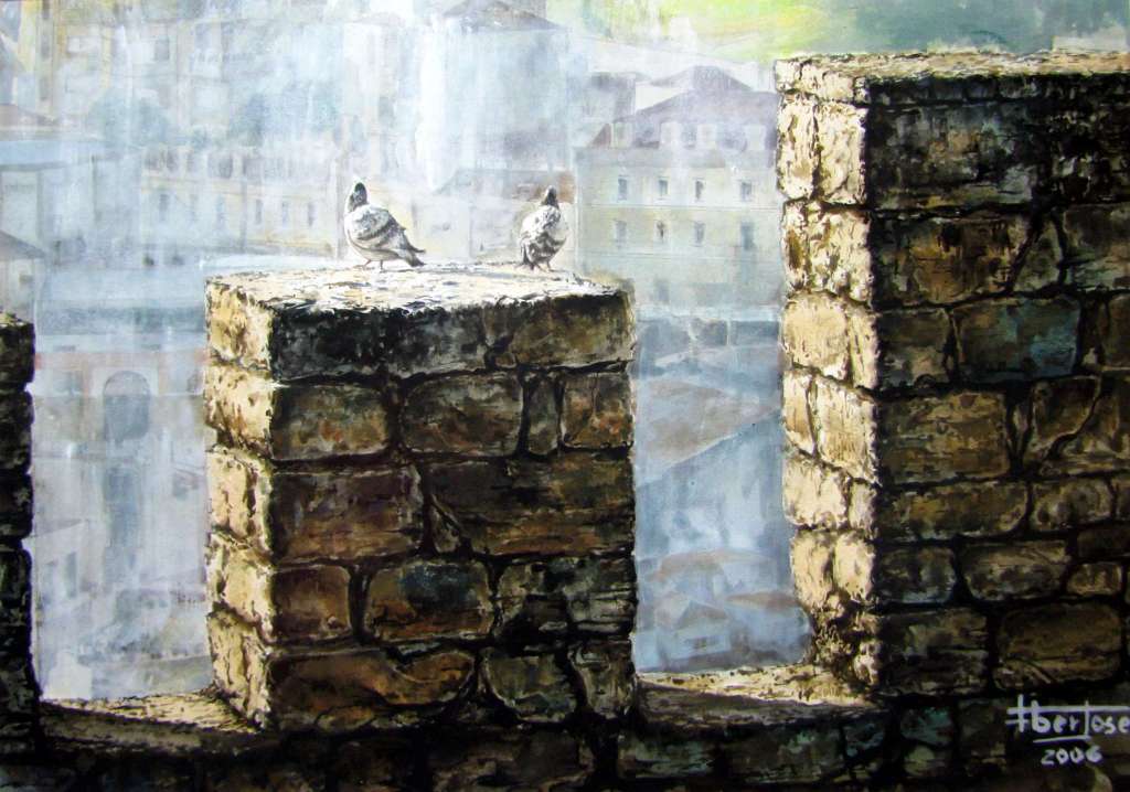 Bruma na Cidade – Castelo de Leiria 