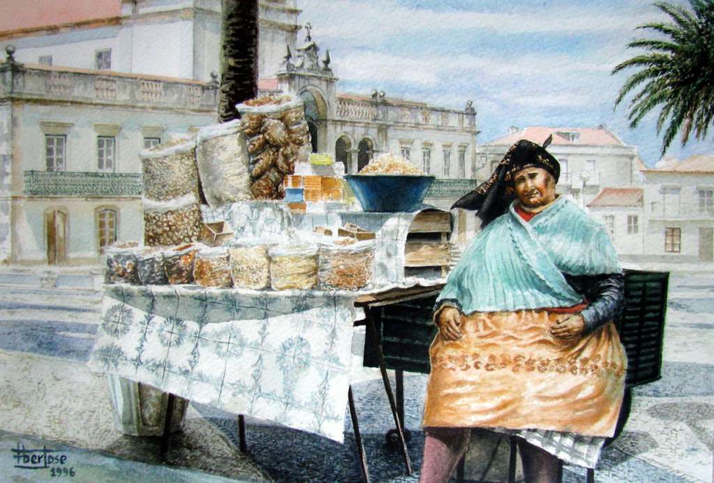 Vendedora de tremoços – Sítio da Nazaré